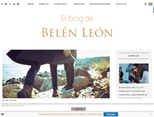 Tablet Screenshot of belenleon.com